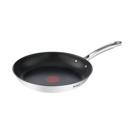 TEFAL Pan | G7320434 Duetto+ | Frying | Diameter 24 cm | Suitable for induction hob | Fixed handle | Black/Silver