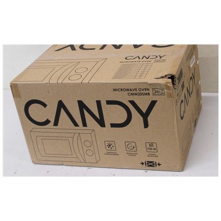 SALE OUT. Candy CMW20SMB Microwave oven, Freestanding, Capacity 20 L, 700 W, Black | Candy Microwave oven | CMW20SMB | Free stan