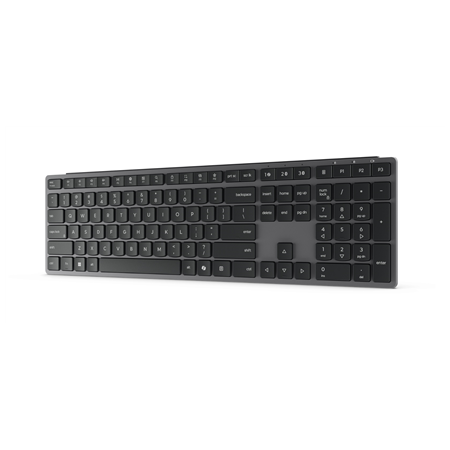 Lenovo 700 Modern Multi-Device Wireless Keyboard-US English | Keyboard | Wireless | US English | Bluetooth | Luna Grey