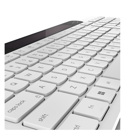 Lenovo 800 Self-Charging Bluetooth Keyboard-US English | Keyboard | Bluetooth | US English | White