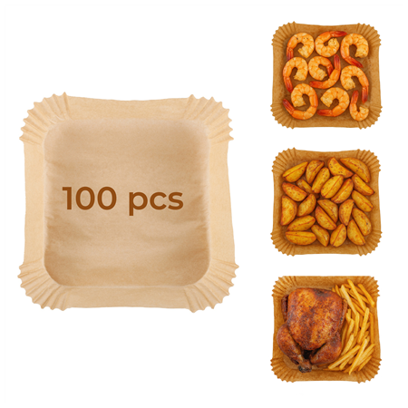 Adler Paper Liners for Air Fryer | AD 6732 | 100 | Dimensions (W x L) 20 x 20 x 4.5 cm