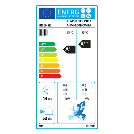 Hisense | AHW-050HCPB1 | Hi-Therma II R290 monobloc 5 kw heat pump outdoor unit