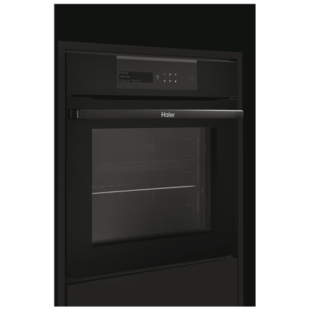 Haier Oven | HWO60SM2B9BH | 70 L | Electric | Pyrolytic/Hydrolytic | Touch | Height 59.5 cm | Width 59.5 cm | Black