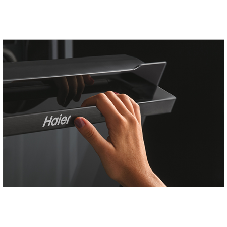 Haier Oven | HWO60SM2B9BH | 70 L | Electric | Pyrolytic/Hydrolytic | Touch | Height 59.5 cm | Width 59.5 cm | Black