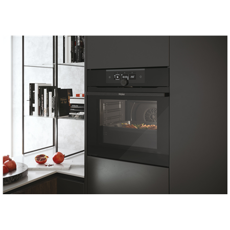 Haier Oven | HWO60SM2F3BH | 70 L | Electric | Hydrolytic | Electronic | Height 59.5 cm | Width 59.5 cm | Black