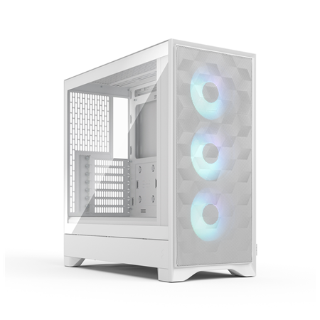 Fractal Design Case | Pop 2 Air | White TG RGB | ATX | Power supply included No