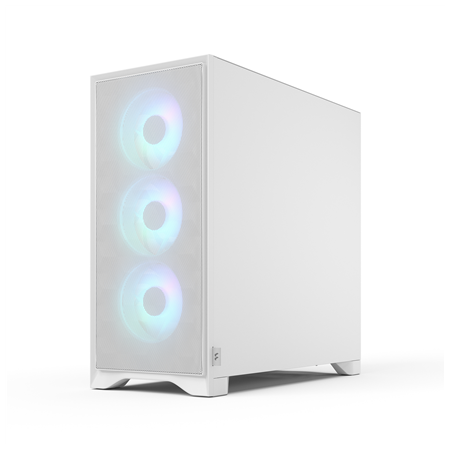 Fractal Design Case | Pop 2 Air | White TG RGB | ATX | Power supply included No