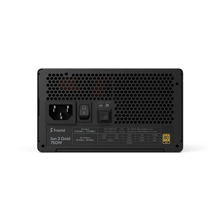 Fractal Design Power Supply, Black | Ion 3 Gold | 750 W