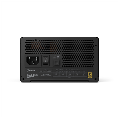 Fractal Design Power Supply, Black | Ion 3 Gold | 850 W