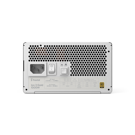 Fractal Design Power Supply, White | Ion 3 Gold | 1000 W
