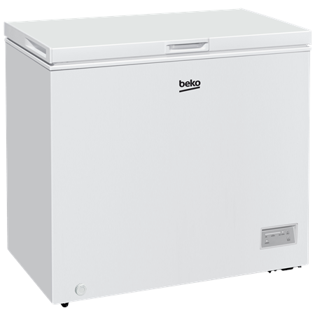BEKO Freezer | CF200EWN | Energy efficiency class E | Chest | Free standing | Height 84.5 cm | Total net capacity 198 L | White