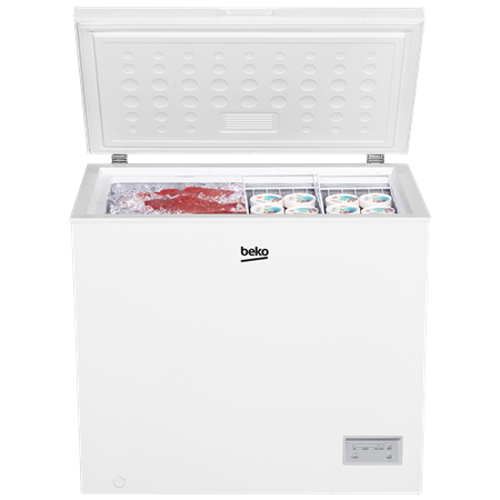 BEKO Freezer | CF200EWN | Energy efficiency class E | Chest | Free standing | Height 84.5 cm | Total net capacity 198 L | White