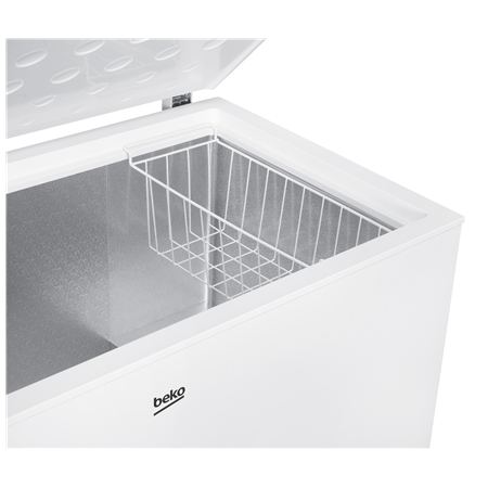 BEKO Freezer | CF380EWN | Energy efficiency class E | Chest | Free standing | Height 85 cm | Total net capacity 371 L | White