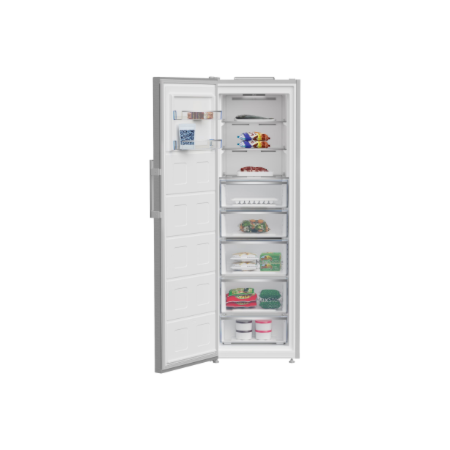 BEKO Freezer | B5RMFNE314X | Energy efficiency class E | Upright | Free standing | Height 186.5 cm | Total net capacity 286 L |