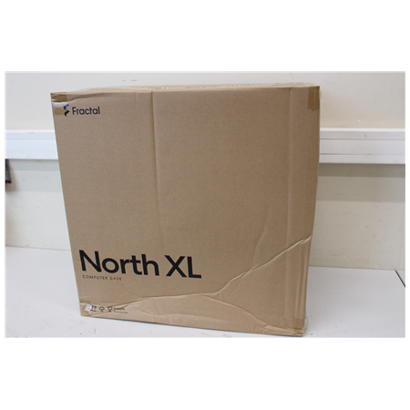 SALE OUT. Fractal Design North XL | Chalk White TG Clear | Mid-Tower | DAMAGED PACKAGING | Power supply included No