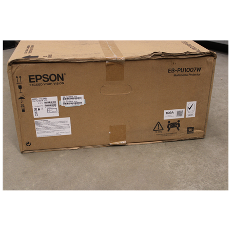 SALE OUT. Epson EB-PU1007W | WUXGA (1920x1200) | 7000 ANSI lumens | 2500000:1 | White | DAMAGED PACKAGING | Lamp warranty 12 mon