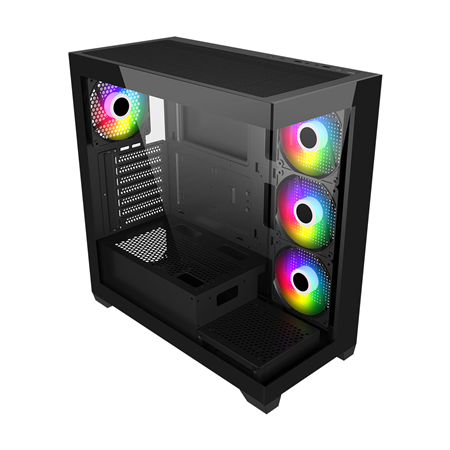 FSP Case | M340-BA | Black | Mid Tower | Power supply included No