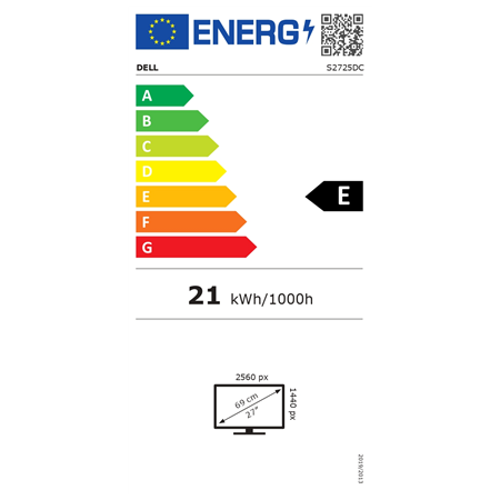 Dell | S2725DC | 27 " | IPS | QHD | 16:9 | 144 Hz | 1 ms | 2560 x 1440 pixels | 350 cd/m² | HDMI ports quantity 1 | White
