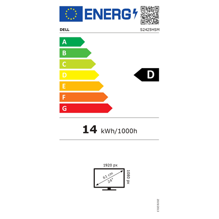 Dell | S2425HSM | 24 " | IPS | FHD | 16:9 | 144 Hz | 1 ms | 1920 x 1080 pixels | 300 cd/m² | HDMI ports quantity 1 | White