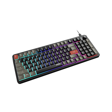 MSI FORGE GK110 US | Gaming keyboard | Wired | US | Black | USB 2.0 | Membrane