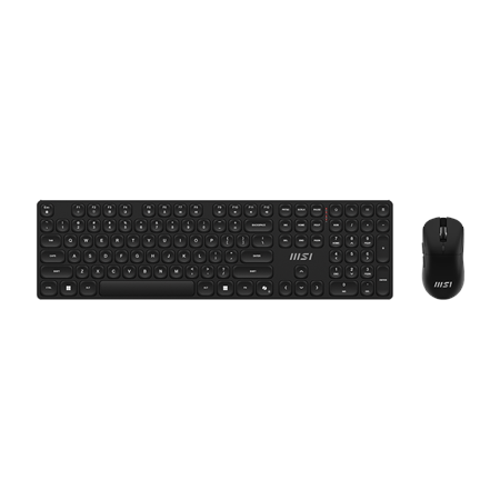 MSI | FORGE K210 | Keyboard and Mouse Set | Wireless | Mouse included | US | Black | Scissor