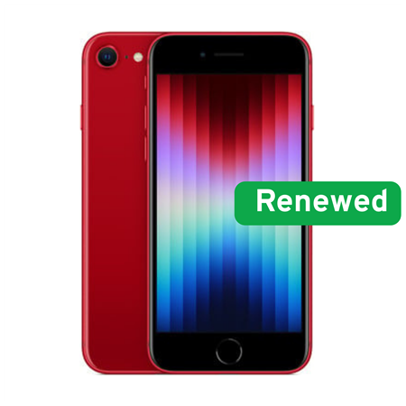 Apple Renew Grade B | iPhone SE (3rd Gen, 2022) | Red | 4.7 " | Retina HD | A15 Bionic | 4 GB | 128 GB | iOS