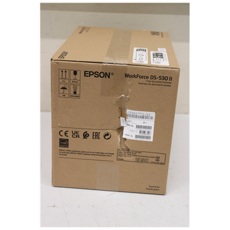 SALE OUT. Epson WorkForce DS-530II Document Scanner | Epson WorkForce DS-530II | Colour | DAMAGED PACKAGING | Document Scanner