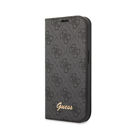 GUESS | Book Case | Apple | iPhone 14 Pro Max | Rubber/Silicone | Black