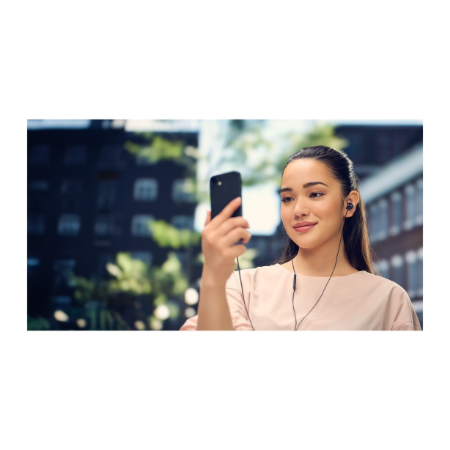 Panasonic Earphones | RP-TCM225DEK | Wired | In-Ear | Microphone | Black