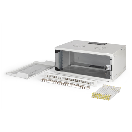 Digitus SOHO Pro network set, 483 mm (19"), 4U, 540 x 400 mm | DN-49200-SET | Light Grey