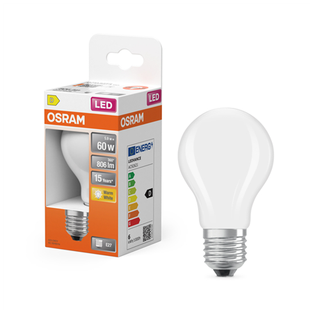Osram Parathom Classic Filament | E27 | 5.9 W | Warm White