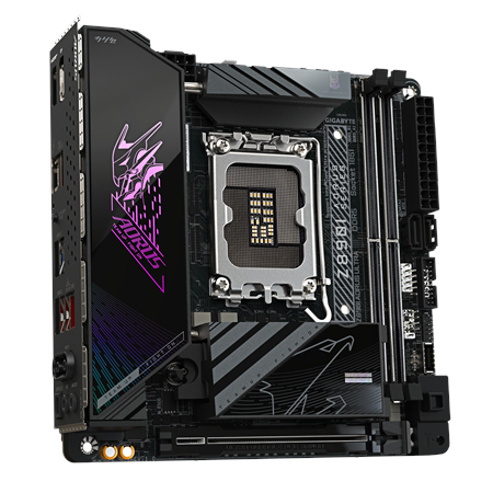 Gigabyte Z890I AORUS ULTRA | Processor family Intel | Processor socket LGA1851 | DDR5 | Supported hard disk drive interfaces M.2