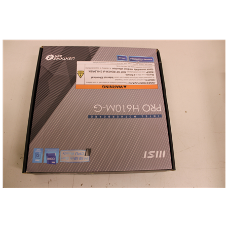 SALE OUT. MSI PRO H610M-G | Processor family Intel | Processor socket LGA1700 | DDR5 | Supported hard disk drive interfaces SATA