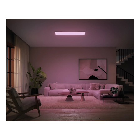 Philips Hue Surimu rectangular panel light, 120 x 30 cm | 2000-6500 Hue White Color Ambiance | Bluetooth, Zigbee