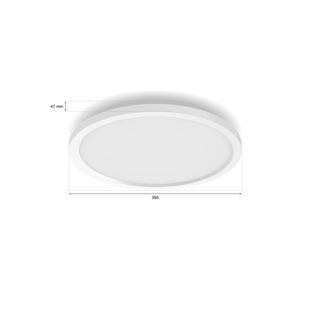 Philips Hue Surimu round panel light, 39.5 cm | Bluetooth, Zigbee