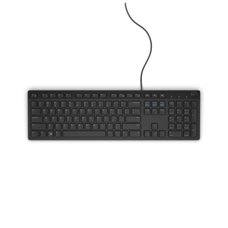 Dell | KB216 | Keyboard | Wired | US/LT | Black | Numeric keypad