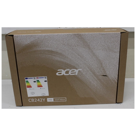 SALE OUT. Acer Vero CB242YGbipr 60cm 23.8'' FHD ZeroFrame 120Hz IPS 16:9 1ms(VRB) 250nits VGA HDMI DP AdaptiveSync EU Black DP,