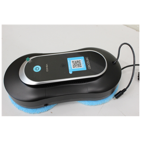 SALE OUT. Cecotec Window Cleaning Robot | Conga Windroid 1090 Double Spray Connected | Corded | Black | USED, DIRTY