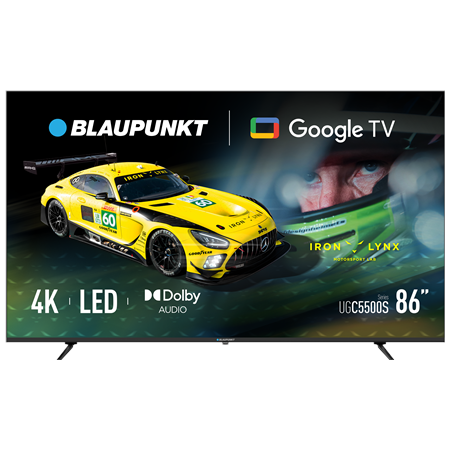 Blaupunkt LED TV | 86UGC5500S | 86 | Smart TV | Google TV | UHD | Black