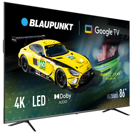 Blaupunkt LED TV | 86UGC5500S | 86 | Smart TV | Google TV | UHD | Black