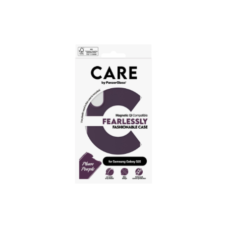 PanzerGlass | Back cover | Samsung | Galaxy S25 | Thermoplastic polyurethane (TPU) | Purple