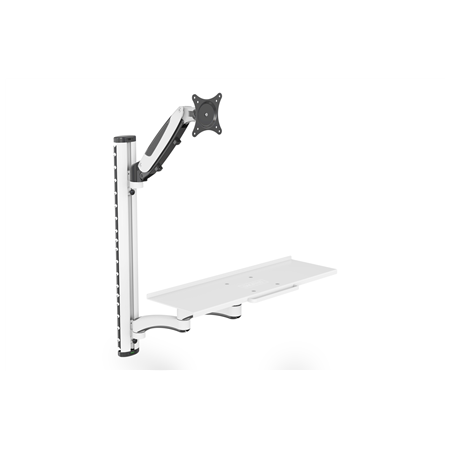 Digitus Wall mount | DA-90451 | Rotate, Swivel | 32 " | Maximum weight (capacity) 8 kg | White/Black