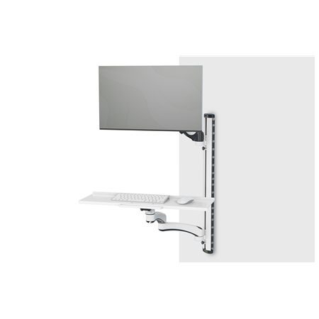 Digitus Wall mount | DA-90451 | Rotate, Swivel | 32 " | Maximum weight (capacity) 8 kg | White/Black