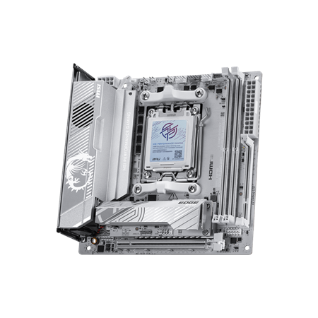 MSI MPG X870I EDGE TI EVO WIFI | Processor family AMD | Processor socket AM5 | DDR5 | Supported hard disk drive interfaces SATA,