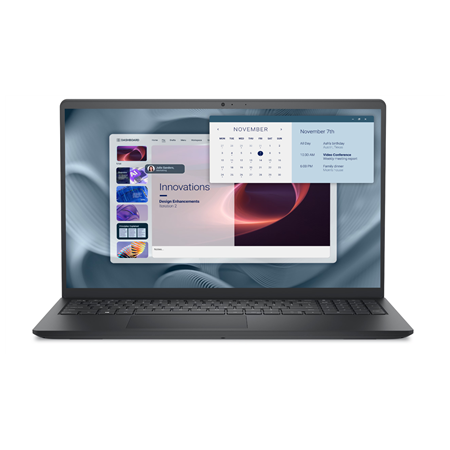 Dell Pro 15 Essential PV15250 | Carbon Black | 15.6 " | WVA | FHD | 1920 x 1080 pixels | Anti-glare | Intel Core 3 | 100U | 8 GB