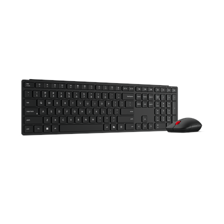 Lenovo Multi-Mode Pro Combo Keyboard and Mouse 6000-US Euro | Keyboard and Mouse Set | Wireless | Mouse included | US Euro | Blu