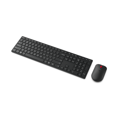 Lenovo Multi-Mode Pro Combo Keyboard and Mouse 6000-US Euro | Keyboard and Mouse Set | Wireless | Mouse included | US Euro | Blu