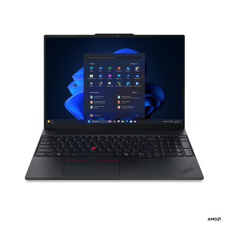Lenovo ThinkPad E16 G3 AMD | Black | 16 " | IPS | WUXGA | 1920 x 1200 pixels | Anti-glare | AMD Ryzen 7 | 250 | 16 GB | SODIMM D