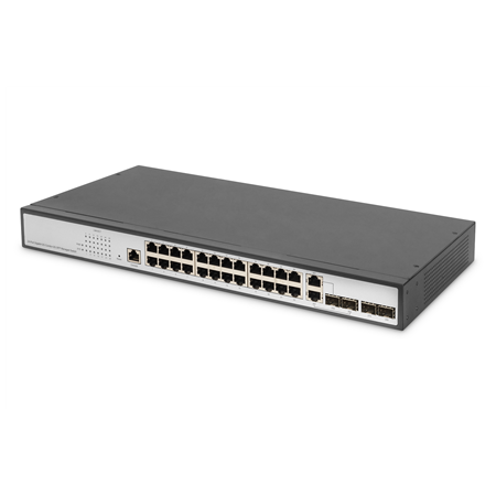 Digitus 24-Port Gigabit Switch | DN-80221-3 | Managed L2 | Desktop/Wall-mountable