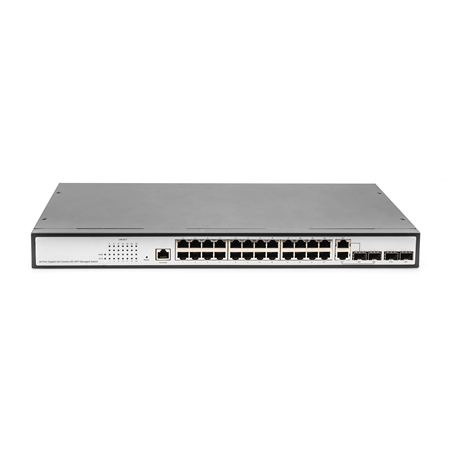 Digitus 24-Port Gigabit Switch | DN-80221-3 | Managed L2 | Desktop/Wall-mountable